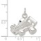 Sterling Silver Race Car Charm Formula 1 Racing Jewelry 18mm x 22mm
